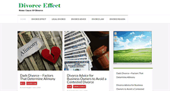 Desktop Screenshot of divorceeffect.com